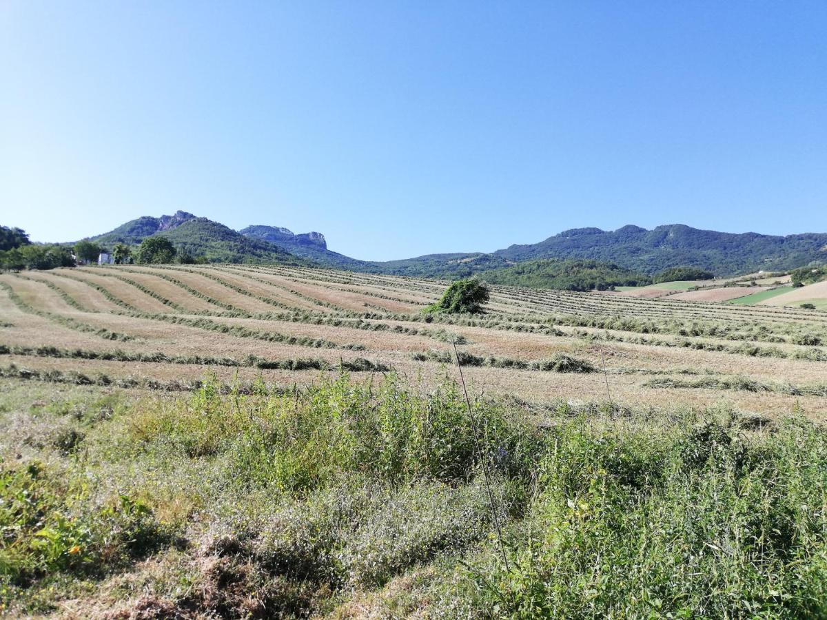 Casa A Montebello Di Bertona Con Vista Gran Sasso Villa Exterior foto